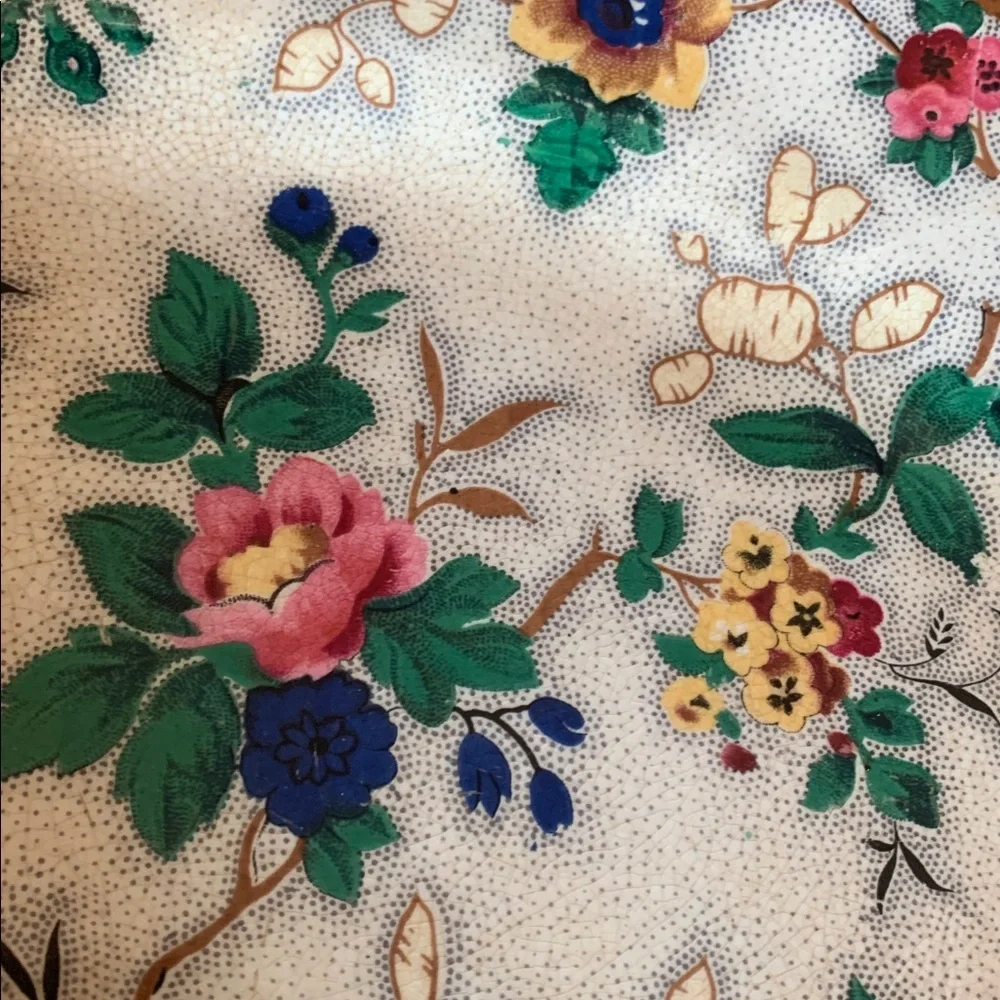 Rare Vintage Royal Ducal gorgeous primrose and roses oblong octagon serving tray - Picture 4 of 8